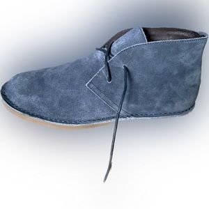 J Crew Men's Size 9.5 Blue Suede Desert Boots (AA089)(MSRP $128) BRAND NEW